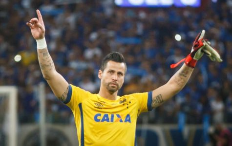 Fábio em ação pelo Cruzeiro em 2018
