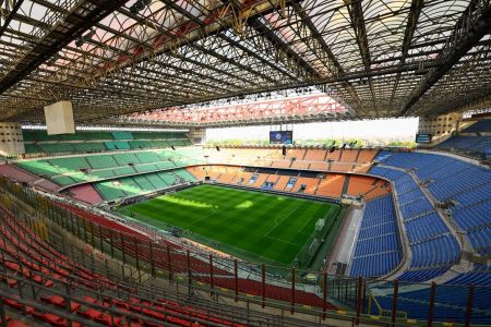 Estádio San Siro, em Milão, na Itália