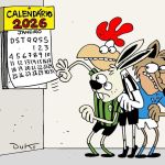 Charge do Duke | As mudanças no calendário do futebol brasileiro