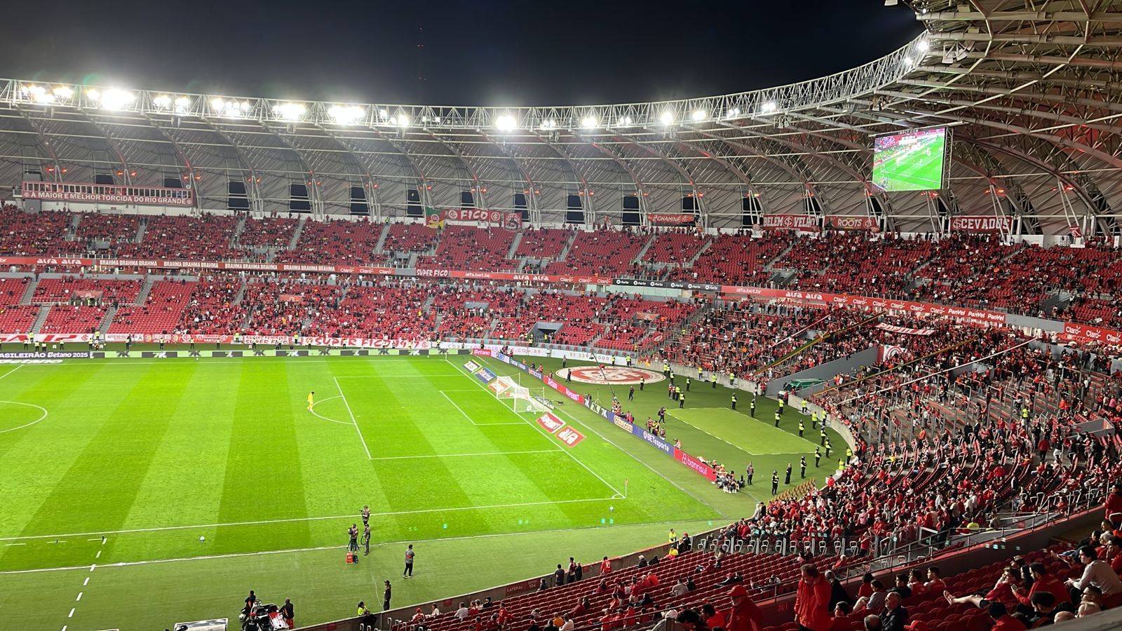 Inter x Corinthians entra no ranking de piores públicos do Beira-Rio em 2025