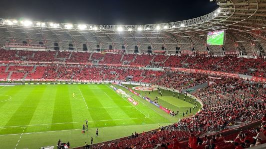 Estádio Beira-Rio, em Porto Alegre, durante Inter 1 x 1 Corinthians