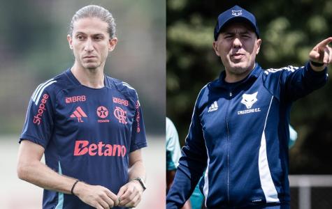 Filipe Luís e Leonardo Jardim, técnicos de Flamengo e Cruzeiro