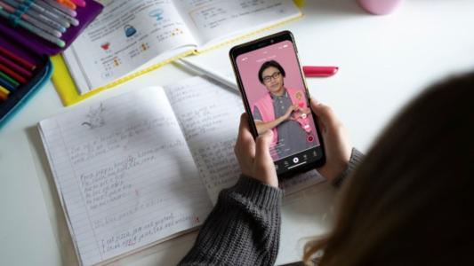 celular aluno