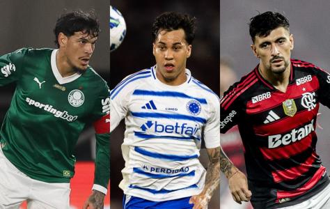 Palmeiras, Cruzeiro e Flamengo
