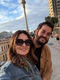 Fátima Bernardes e Túlio Gadêlha em passeios por Belo Horizonte