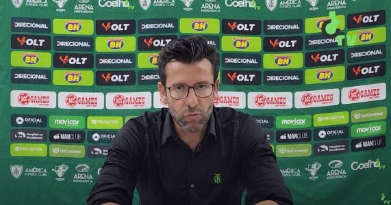 Alberto Valentim, treinador do América, em coletiva pós-jogo contra a Ferroviária