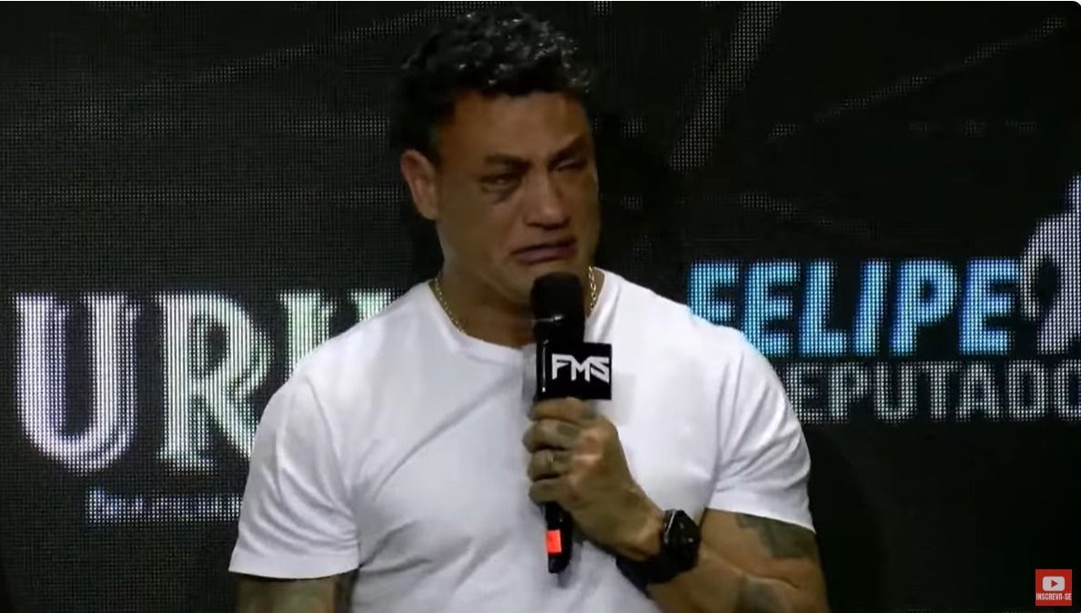 Aos prantos, Popó anuncia aposentadoria e cita ‘humilhação’ após briga generalizada