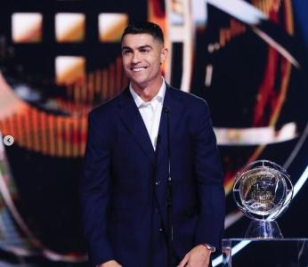 Cristiano Ronaldo é homenageado no Portugal Football Globes