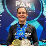 Atleta mineira conquista medalha de prata em campeonato de jiu-jitsu nos EUA