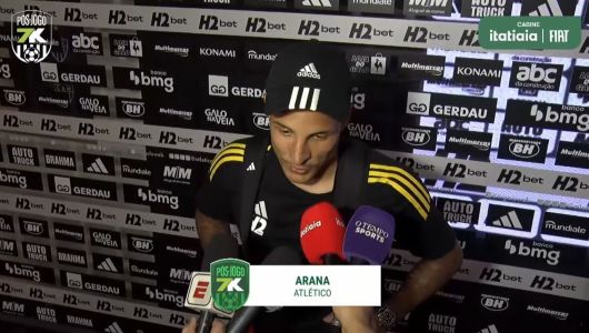 Guilherme Arana, do Atlético, rebateu críticas feitas a ele