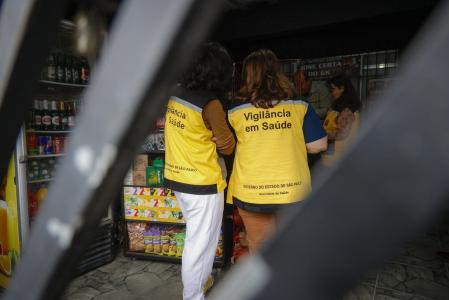 Fiscalização da força-tarefa nesta quinta-feira (9) em Diadema