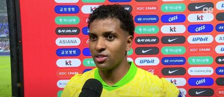 Rodrygo, atacante da Seleção Brasileira e do Real Madrid, em entrevista após jogo contra a Coreia do Sul