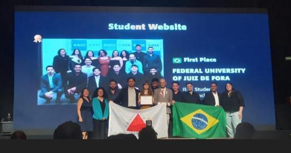 Alunos do IEEE da UFJF conquistam prêmios em evento internacional