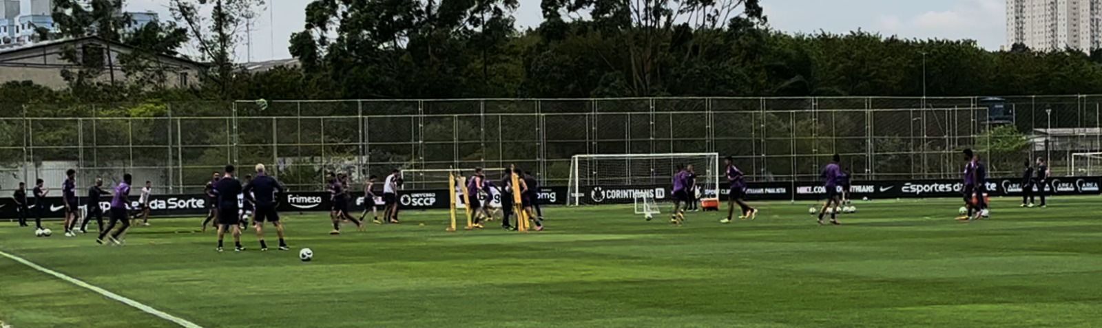 Corinthians: dupla titular treina no campo e vive expectativa de retorno contra o Santos