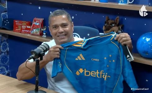Marcelo Ramos durante participação no Cruzeiro Cast