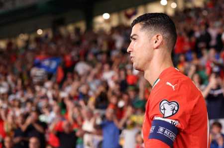 Cristiano Ronaldo em jogo da Seleção Portuguesa