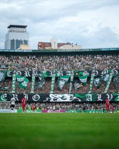 Torcida do Coritiba no Estádio Couto Pereira
