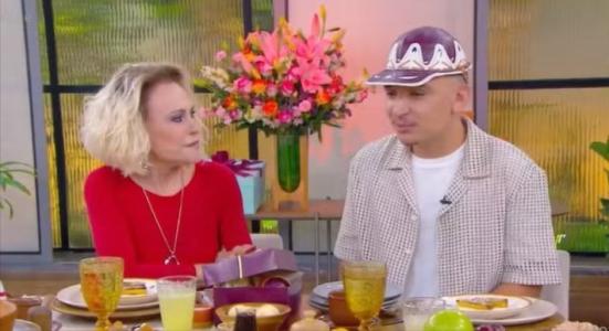 João Gomes e Ana Maria Braga no 'Mais Você'