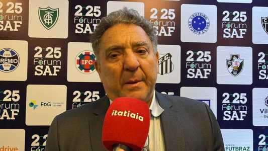 Marcus Salum, ex-presidente do América, em entrevista à Itatiaia durante o Fórum SAF 2025