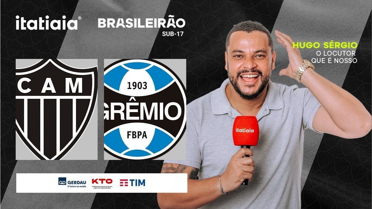 Atlético x Grêmio: assista, ao vivo, a transmissão da final do Brasileirão Sub-17