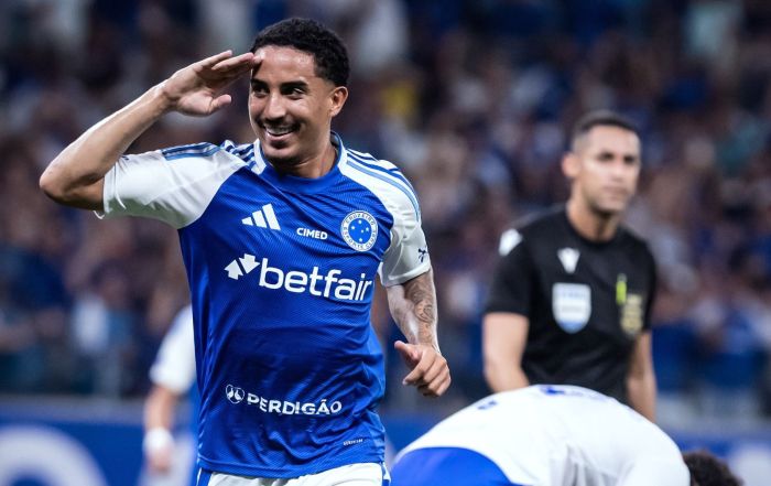 Christian marcou pelo Cruzeiro contra o Fortaleza