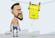 Charge do Duke | A situação de Neymar na Seleção Brasileira