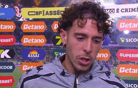 Nuno Moreira, do Vasco, em entrevista após a vitória contra o Fluminense