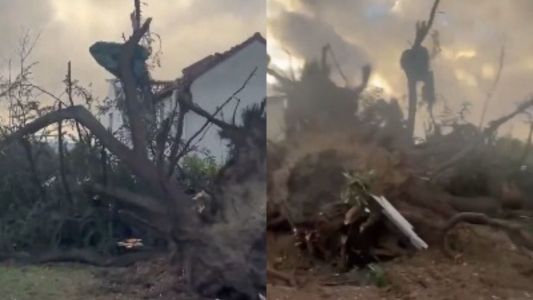 tornado se formou na cidade de Ermont, na França, a cerca de 20 km de Paris