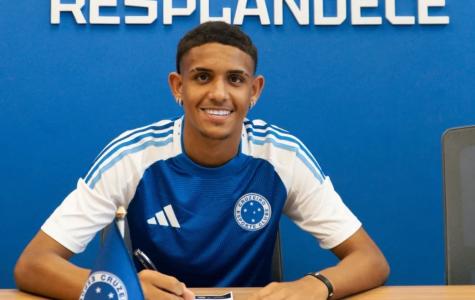 Pietro, jovem do time sub-17 do Cruzeiro