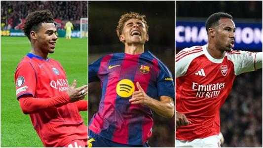Jogadores de PSG, Barcelona e Arsenal em jogo pela Champions