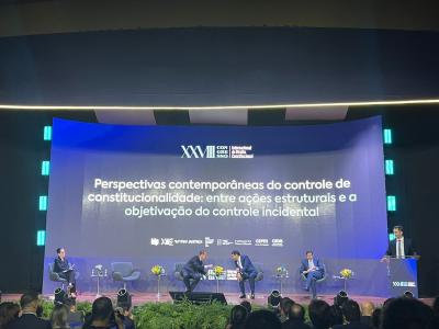 XXVIII Congresso Internacional de Direito Constitucional, realizado pelo Instituto Brasileiro de Ensino, Desenvolvimento e Pesquisa (IDP), em Brasília.