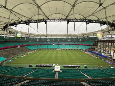Arena Fonte Nova, em Salvador, recebe Bahia x Internacional em jogo atrasado pelo 1ºturno do Brasileirão