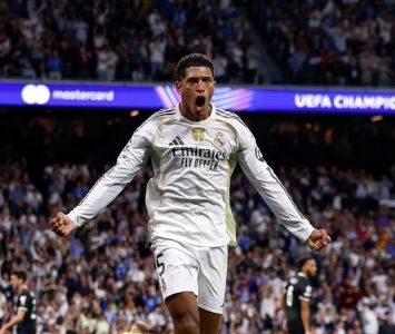 Jude Bellingham anotou o gol do Real Madrid na vitória sobre a Juventus, nesta quarta-feira (22)