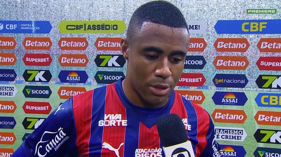 Erick celebra retorno ao Bahia e analisa vitória contra o Inter pelo Brasileiro