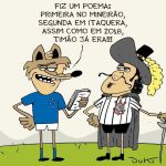 Charge do Duke: O confronto entre Cruzeiro e Corinthians pela Copa do Brasil