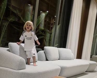 Liam, filho do zagueiro Lyanco, do Atlético