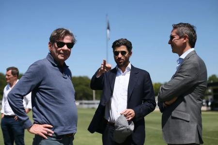 Jorge Salgado, ex-presidente do Vasco, com Josh Wander, que era o dono da 777 Partners