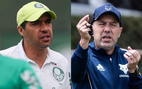 Abel Ferreira e Leonardo Jardim, técnicos de Palmeiras e Cruzeiro