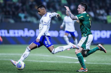 Cruzeiro perdeu para o Palmeiras no Allianz Parque em 2024
