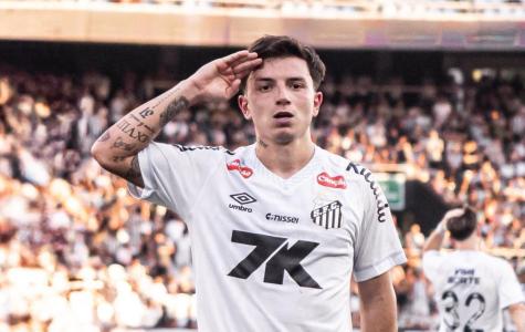 Álvaro Barreal, meia do Santos