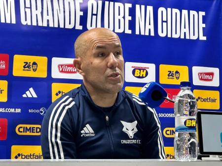 Leonardo Jardim, técnico do Cruzeiro, em entrevista coletiva após empate com Palmeiras