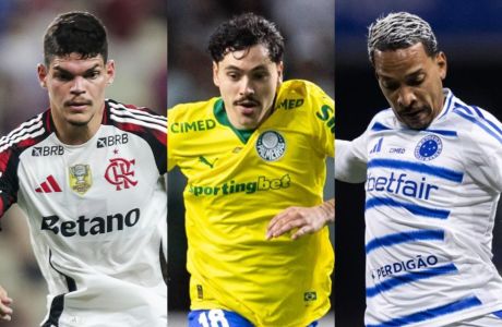 Flamengo, Palmeiras e Cruzeiro