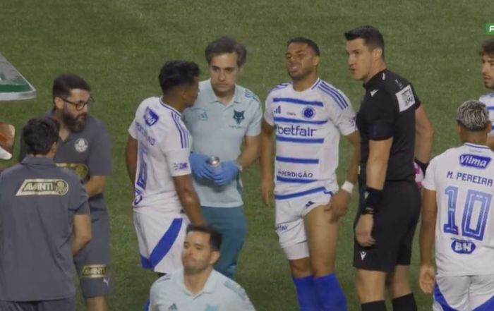 Wanderson deixou o empate entre Palmeiras e Cruzeiro com dores musculares