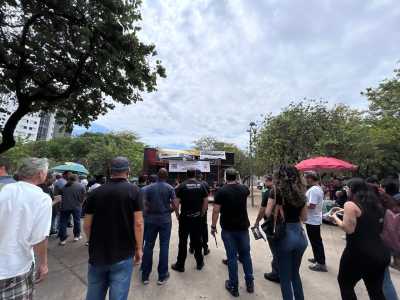 Protesto do Sindpol na Assembleia Legislativa de Minas Gerais