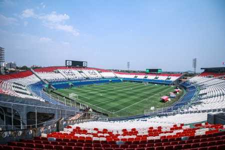 Estádio ueno Defensores del Chaco, em Assunção, no Paraguai