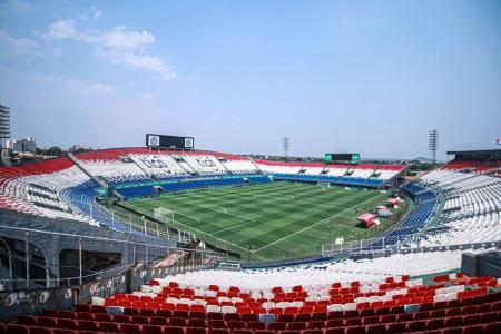 Estádio ueno Defensores del Chaco, em Assunção, no Paraguai