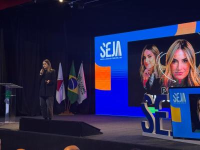 Mari Palma no evento SEJA, realizado pela FAEMG