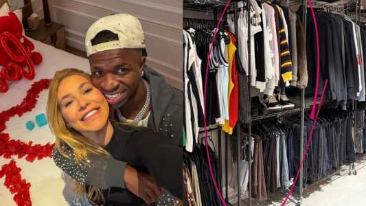Virginia Fonseca mostra closet compartilhado com Vini Jr.