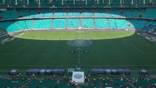 Arena Fonte Nova, em Salvador, palco do jogo entre Bahia e RB Bragantino