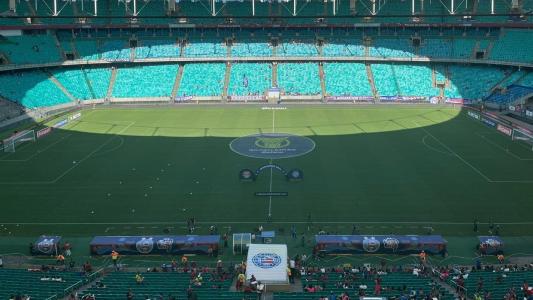 Arena Fonte Nova, em Salvador, palco do jogo entre Bahia e RB Bragantino